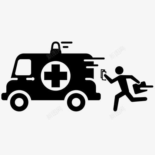 救护车追逐者人等等图标svg_新图网 https://ixintu.com 人 医院车辆 急救车 救护车追逐者 等等 缩放 超速 超速救护车 追逐