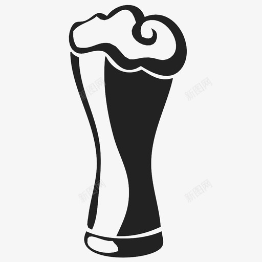 啤酒酒吧品脱图标svg_新图网 https://ixintu.com 品脱 啤酒 干杯 杯子 玻璃杯 白酒 葡萄酒 酒吧 酒精 饮料