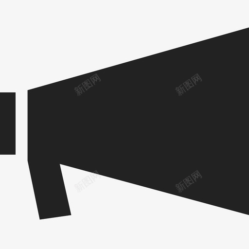 扩音器公告喇叭图标svg_新图网 https://ixintu.com 公告 喇叭 大声 扩音器 欢呼 耶