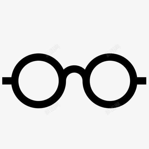 眼镜瞄准镜阅读眼镜图标svg_新图网 https://ixintu.com 光学 眼镜 瞄准镜 视力 阅读眼镜
