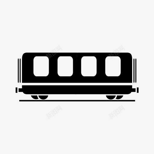 火车小汽车火车火车车厢图标svg_新图网 https://ixintu.com 小汽车火车 旅行 有轨电车 火车 火车车厢