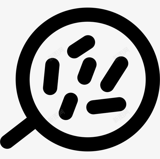 放大工具下的身体细胞工具和器具身体部位图标svg_新图网 https://ixintu.com 工具和器具 放大工具下的身体细胞 身体部位
