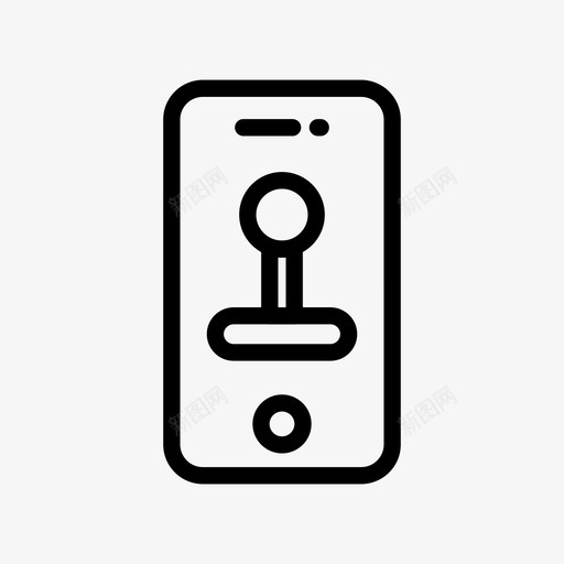 游戏互动设备iphone图标svg_新图网 https://ixintu.com iphone iphone游戏机 互动设备 屏幕 手机 手机开发 手机游戏 游戏