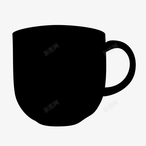 杯子茶杯早晨图标svg_新图网 https://ixintu.com 咖啡杯 早晨 杯子 热巧克力 茶杯 饮料