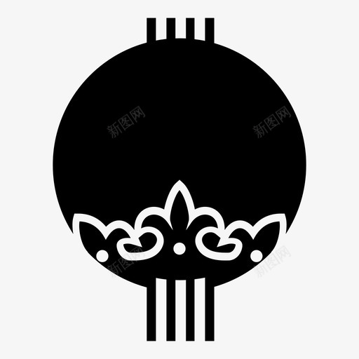 灯笼装饰日本灯笼图标svg_新图网 https://ixintu.com 日本灯 日本灯笼 灯 灯笼 装饰