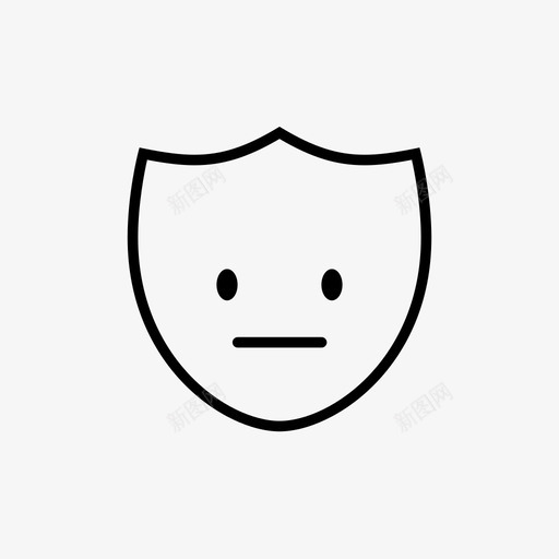 盾牌中性家长控制图标svg_新图网 https://ixintu.com 中性 保护 受保护 安保 安全 家长控制 盾牌 衬线 被动 警察