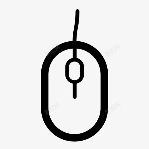 鼠标配件电脑配件图标svg_新图网 https://ixintu.com 光标 电脑配件 电脑鼠标 组装 配件 鼠标