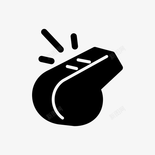 哨子球队体育比赛图标svg_新图网 https://ixintu.com nfl 体育比赛 哨子 国家足球联盟 球队 裁判 足球b 足球联盟