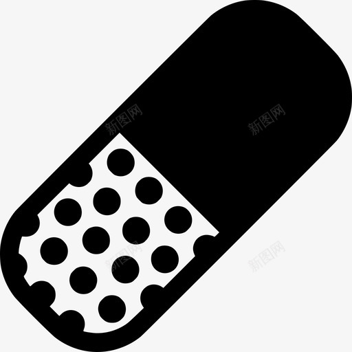 药丸吞咽药物图标svg_新图网 https://ixintu.com 健康 医务室 医疗 医院 吞咽 药丸 药物