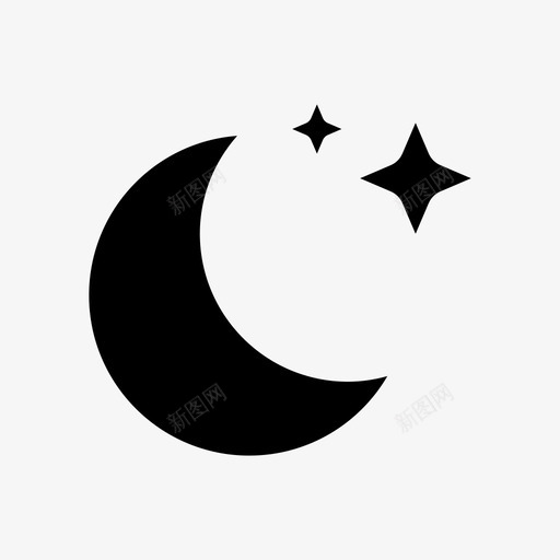 夜晚星星舞台图标svg_新图网 https://ixintu.com 压力 周期 夜晚 天气报告 天空 报告 星星 睡眠 舞台 雨