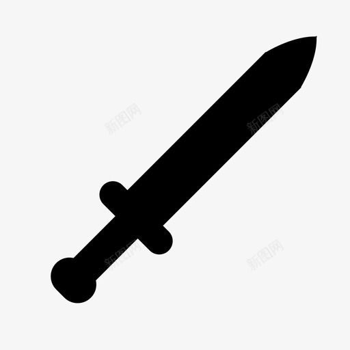 剑杀刀图标svg_新图网 https://ixintu.com 刀 刺 剑 杀 武器 锋利