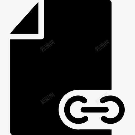 文件链接用户界面实体图标svg_新图网 https://ixintu.com 实体图标 形状 插图 文件-实体 文件链接 文档 标志 用户界面 连接 页面
