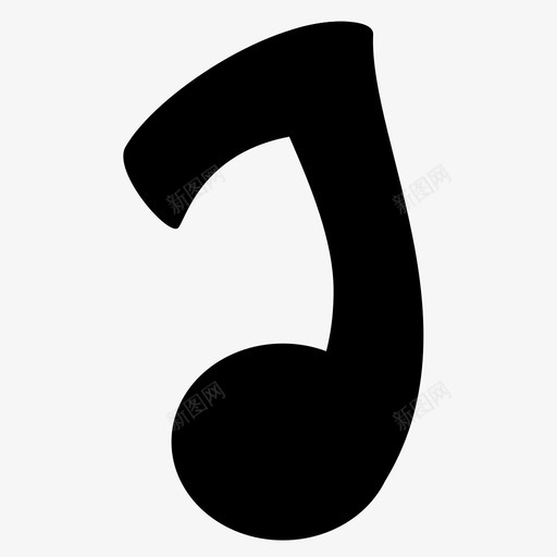 quaverinvert音符音乐家图标svg_新图网 https://ixintu.com ottavaalta quaverinvert 休止符 钢琴 音乐家 音符 音高