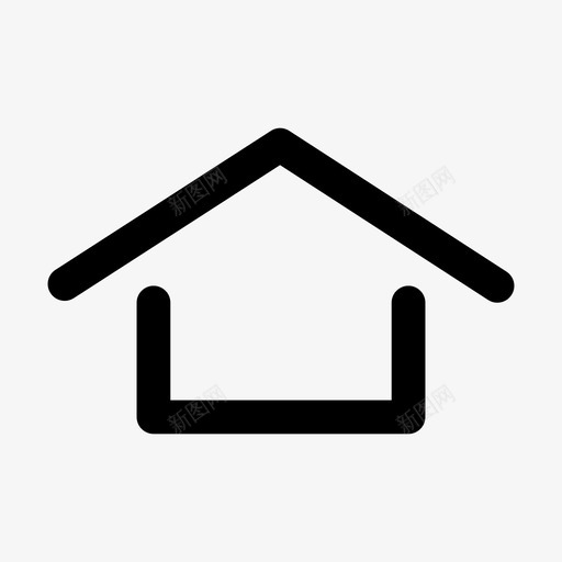 房子居住空间房地产图标svg_新图网 https://ixintu.com 居住空间 房地产 房子