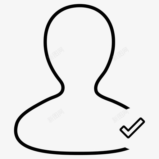 用户接受客户接受用户图标svg_新图网 https://ixintu.com 个人 复选标记 完成 批准用户 接受客户 接受用户 用户 选择