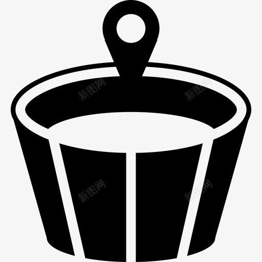 水疗木碗工具和用具水疗和放松图标svg_新图网 https://ixintu.com 工具和用具 水疗和放松 水疗木碗