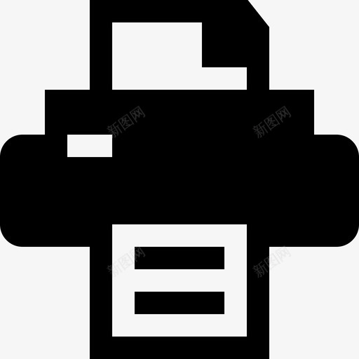 打印机文件电子图标svg_新图网 https://ixintu.com 传真 办公室 打印机 文件 机器 电子 设备