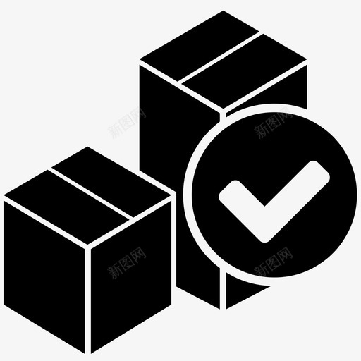 装运装运箱两箱图标svg_新图网 https://ixintu.com 两箱 交货箱 到货 包装 装运 装运箱 订单 高箱