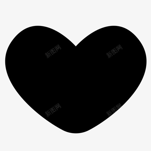 心情人爱图标svg_新图网 https://ixintu.com 健康的心 关心 心 情人 爱 饱满的心