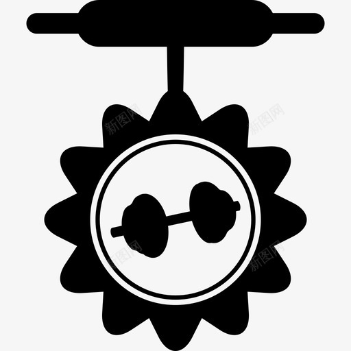 勋章三角边变体勋章图标svg_新图网 https://ixintu.com 勋章 勋章三角边变体