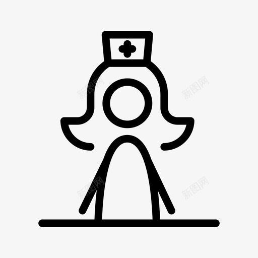 护士医院医院管理图标svg_新图网 https://ixintu.com 会员 医疗 医疗中心 医疗保健 医院 医院服务台 医院管理 帮助 护士 接待