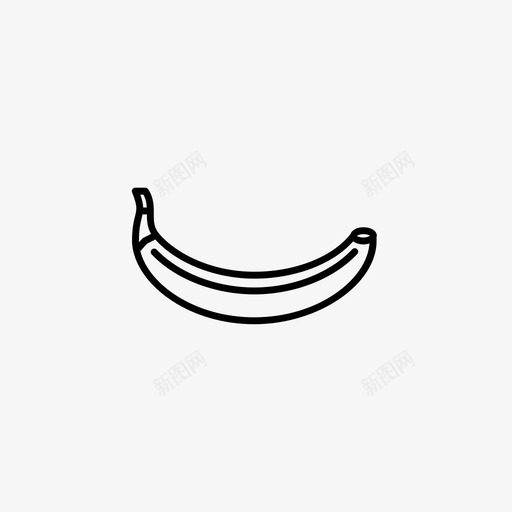 香蕉农产品营养图标svg_新图网 https://ixintu.com 健康 农产品 午餐 水果 自然 营养 食品杂货 食物 饮食 香蕉