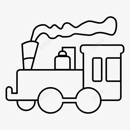 火车乐趣孩子图标svg_新图网 https://ixintu.com 乐趣 孩子 火车 火车站 玩具 轮子 铁路