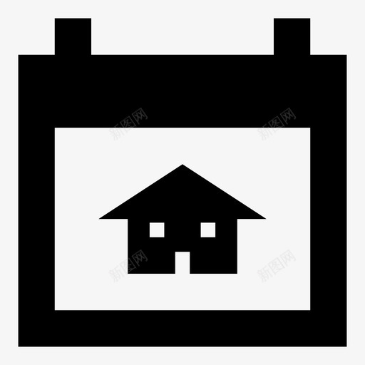 家庭日历计划日程安排图标svg_新图网 https://ixintu.com 家庭日历 工作 日历 日程安排 时间 时间日历 组织 组织者 计划