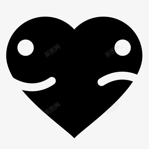 两极两面分裂人格图标svg_新图网 https://ixintu.com 两极 两面 分裂人格 心 快乐 恨 悲伤 爱