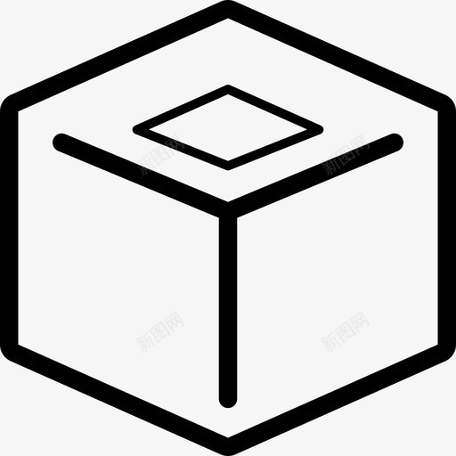 包装箱子集装箱图标svg_新图网 https://ixintu.com 包装 包裹 板条箱 箱子 装运 邮件 集装箱