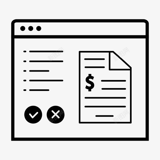 网站线框网页布局图标svg_新图网 https://ixintu.com 公文包 用户界面 用户界面模型 用户界面模型集合 线框 网站 网页布局 网页界面