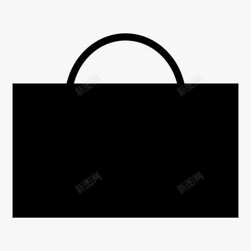购物袋购物结账图标svg_新图网 https://ixintu.com 携带 结账 购买 购物 购物袋