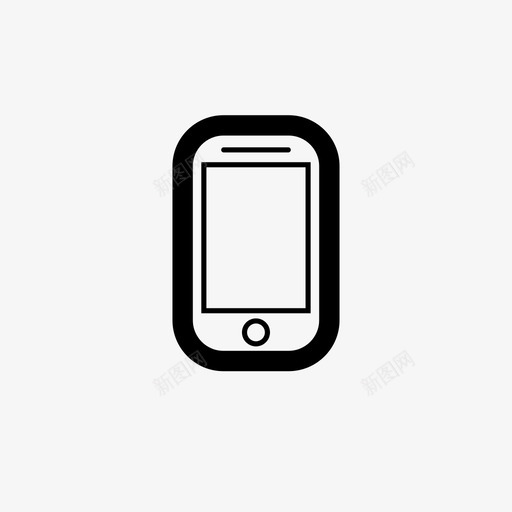 智能手机手机电子图标svg_新图网 https://ixintu.com 手持设备 手机 技术 智能手机 电子 移动 移动电话