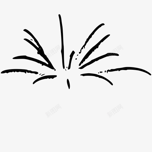 焰火爆竹庆祝图标svg_新图网 https://ixintu.com 7月4日 假日 庆祝 焰火 爆炸 爆竹