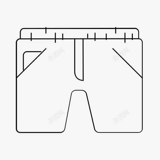 短裤服装内裤图标svg_新图网 https://ixintu.com 内裤 服装 短裤 衣服 裤子 连衣裙