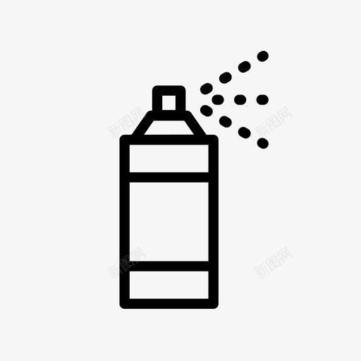 喷漆做东西油漆罐图标svg_新图网 https://ixintu.com 做东西 制造东西 喷漆 喷漆罐 工具 油漆罐 街头艺术 街头艺术家