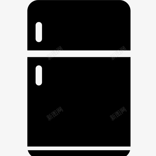 冰箱厨房家用电器图标svg_新图网 https://ixintu.com 冰箱 冷冻机 冷藏 厨房 厨房用具 家用电器 食品储藏
