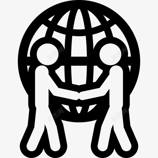 在一个世界范围人人力资源面前的人类敬礼图标svg_新图网 https://ixintu.com 人 人力资源面前的人类敬礼 在一个世界范围