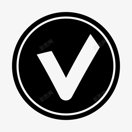勾选确认通过图标svg_新图网 https://ixintu.com 勾选 好 完成 正确 确认 通过