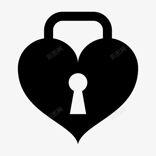 爱锁维耶格保护图标svg_新图网 https://ixintu.com 保护 忠诚 爱锁 维耶格