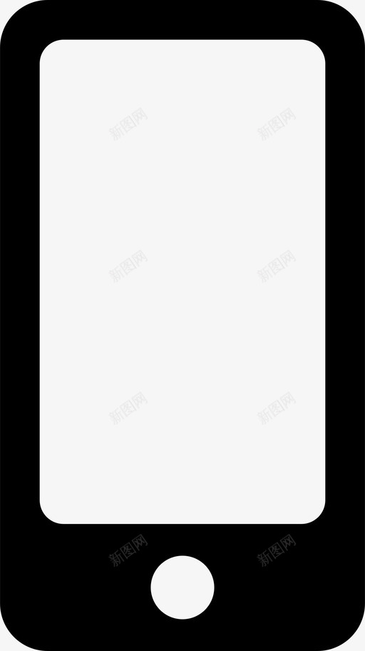 移动电话响应式iphone图标svg_新图网 https://ixintu.com android iphone 交互式设备 响应式 手持设备 手机 移动电话