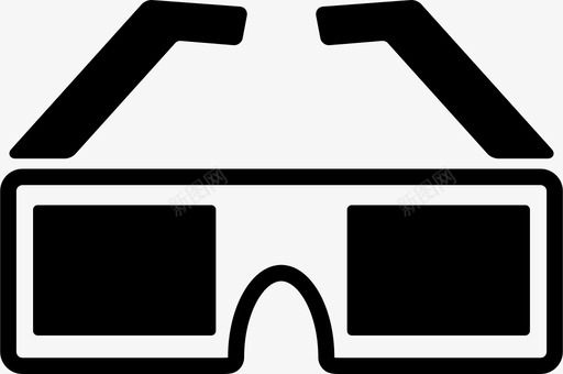 3d眼镜媒体电影图标svg_新图网 https://ixintu.com 3d眼镜 媒体 电影 电影娱乐 电影院 电视