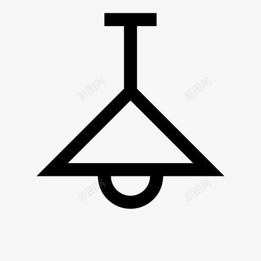 吊灯房间灯照明图标svg_新图网 https://ixintu.com 吊灯 室内照明 家用灯 房间灯 灯 灯泡 照明