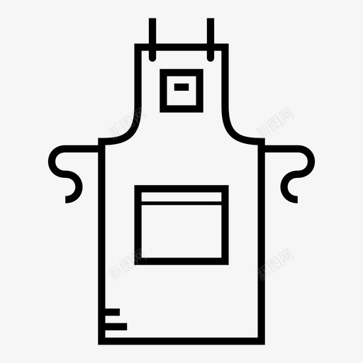 围裙实干家制造商图标svg_新图网 https://ixintu.com diy 制造商 围裙 实干家 工作 工作工具 工具 项目