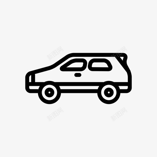 汽车日产旅行图标svg_新图网 https://ixintu.com 100icons100天 Beccoashea 旅行 日产 汽车 脉冲星 跨界车 驾驶 驾驶员