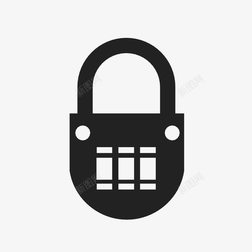 锁保险箱在建图标svg_新图网 https://ixintu.com 保险箱 在建 墙 锁