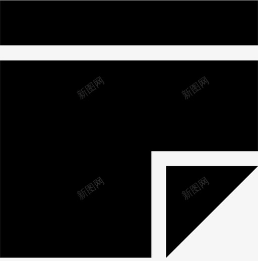 贴纸便笺纸张图标svg_新图网 https://ixintu.com 便笺 标签 纸张 贴纸 页面