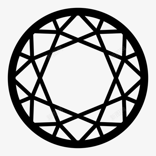 钻石宝石宝石切割图标svg_新图网 https://ixintu.com 宝石 宝石切割 珠宝 珠宝商 红宝石 蓝宝石 钻石