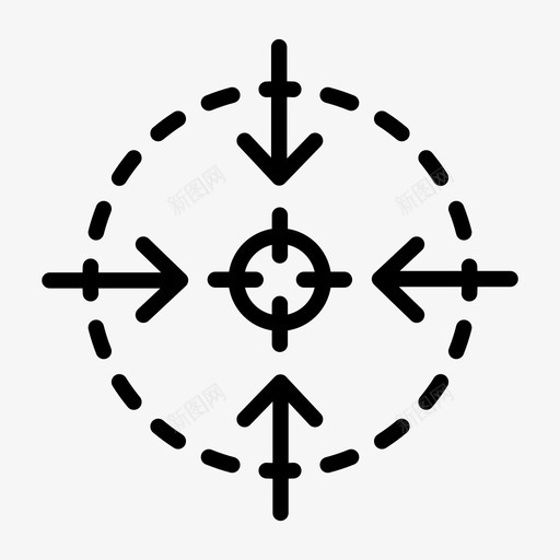 位置十字准线地理位置图标svg_新图网 https://ixintu.com 位置 十字准线 地点 地理位置 目标 这里