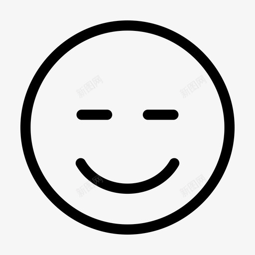 微笑表情符号眼睛图标svg_新图网 https://ixintu.com 微笑 快乐 眼睛 笑脸 简单 表情符号 闭嘴